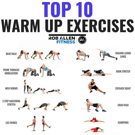 List Of Warm Up Exercises For Beginners Maryann Kirbys Reading