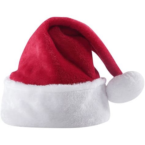 Holiday Time Classic Red And White Santa Hat Medium