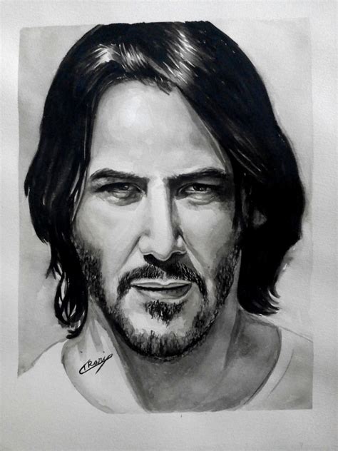 Keanu Reeves Painting By Trari Artmajeur