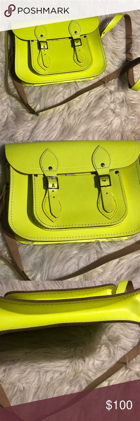 The Cambridge Satchel Company Bag Neon Yellow Neon Bag Company Bag