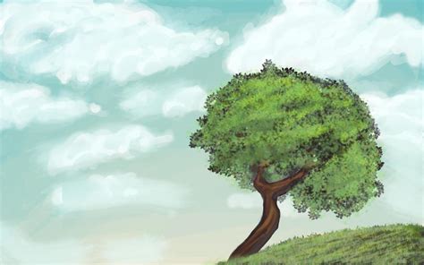 Cartoon Tree Background