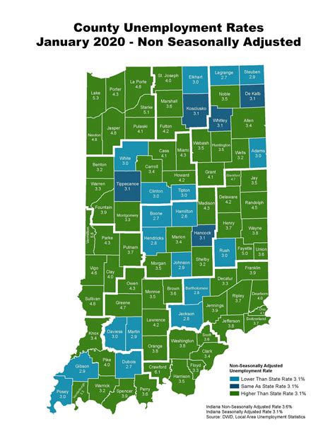 Indiana Releases County Unemployment Rates The Legend 959 Fm