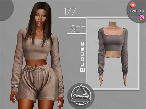 The Sims Resource Set 177 Blouse