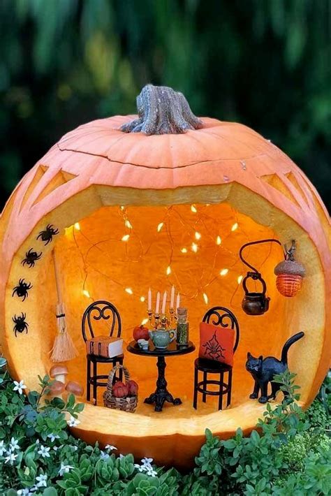 19 Home Decor Ideas Halloween Pumpkins Carvings Halloween