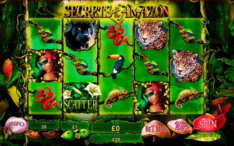 secrets of the amazon pokie by playtech review 🥇 play online for free