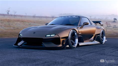 Mazda RX7 Custom Wide Body Kit By Hycade Buy With Delivery