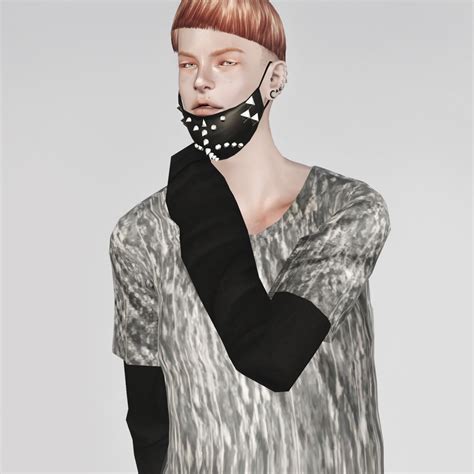 Simsimi Only Mine Simsimi M Over Sleeve Layered Top Mesh Edit