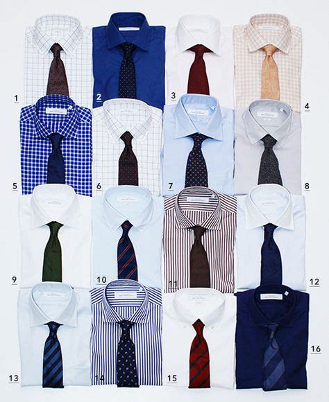 26 Shirt And Tie Combinations Ideas Shirt And Tie Combinations Mens