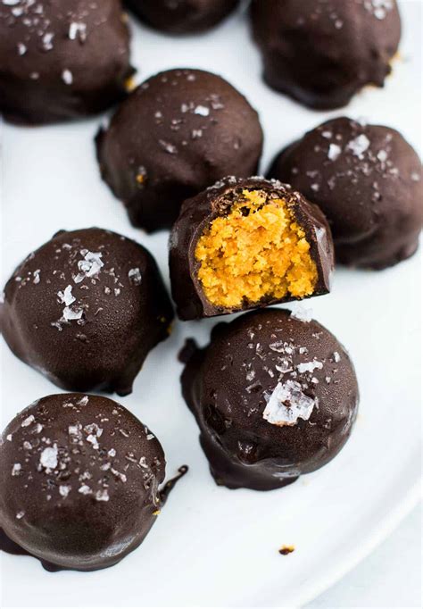 Dark Chocolate Pumpkin Truffles Recipe Build Your Bite