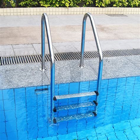 Swimming Pool Ladder Quality 3 Step Tread Stainless Steel In Below