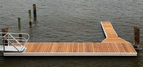 Alum Frame Dock Custom Floating Dock Builder Annapolis Md