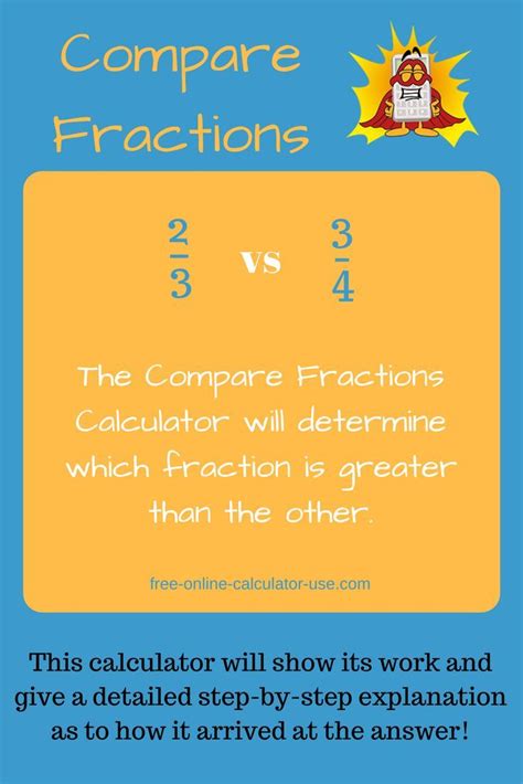Compare Fractions Calculator To See Which Fraction Is Greater