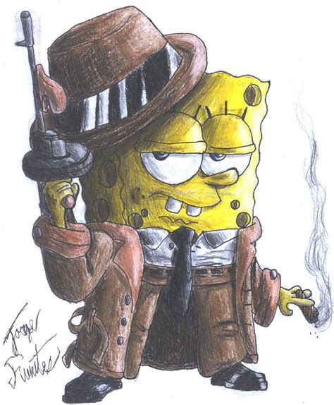 Gangster Spongebob And Patrick Wallpaper