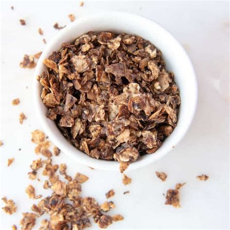 Chocolate Tigernut Granola Paleo AIP Nut Free Thriving Autoimmune