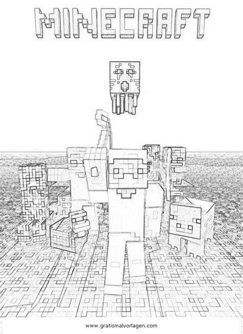 Minecraft Ausmalbilder Gratis 01 Ausmalbilder Gratis Ausmalbilder