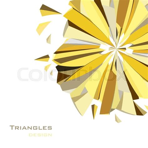 Golden Abstract Geometric Background Circle Gold Corner
