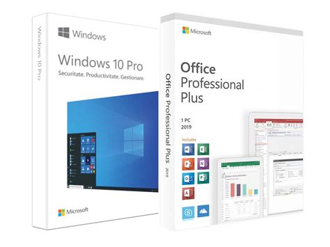 Pachet Pro Windows 10 Pro Office 2019 Pro Plus