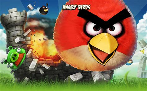 Video Game Angry Birds Hd Wallpaper