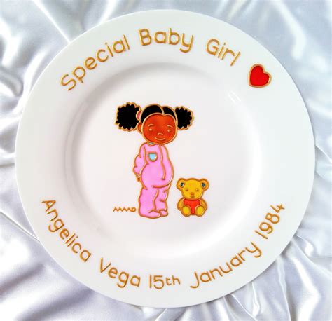 Personalised baby gifts south africa. Personalised Baby Girl with Afro Puffs Gift Cute Black ...