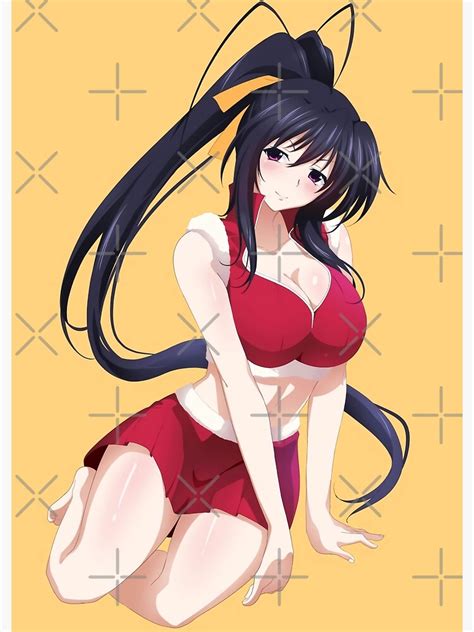 Akeno Himejima High School Dxd Favorite Character Poster For Sale By Antoinearicane Redbubble