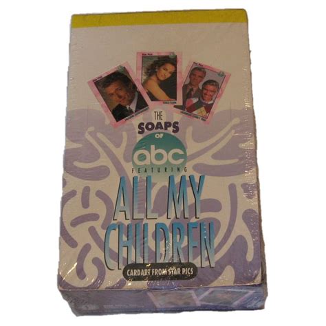 Sealed Box 1991 Star Pics The Soaps Of Abc Feat All My Children