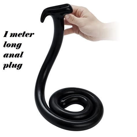 1m Super Long Dildo Anal Plug Huge Silicone Long Anal Dildo Butt Plug