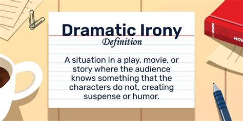 Dramatic Irony A Situation In A Play Movie Or Story Where The