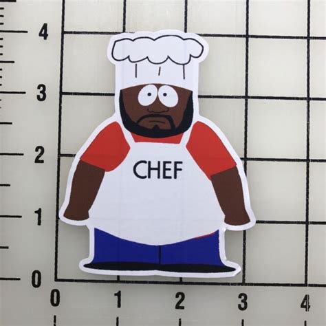 South Park Chef 4 Tall Vinyl Decal Sticker Bogo For Sale Online