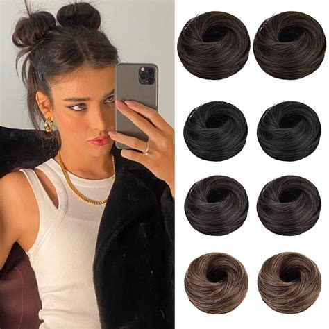 Hair Bun Hair Piece Hoojih 2pcs Space Bun Mini Cat Ears