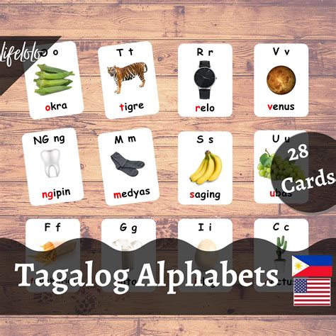 Free Filipino Alphabetalpabetong Filipinoflashcardssa Alphabet Filipino Language Alphabet And