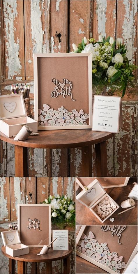 Top 12 Rustic Wedding Guest Books And Botanical Wedding Invitations 4