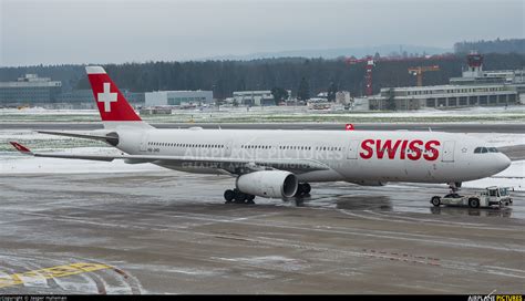 Hb Jhd Swiss Airbus A330 300 At Zurich Photo Id 1146627 Airplane
