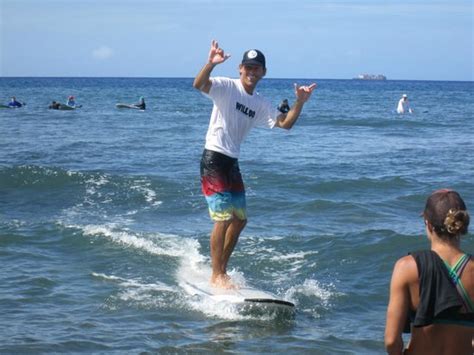Sharky Riding A Wave Picture Of Maui Surfer Girls Lahaina Tripadvisor