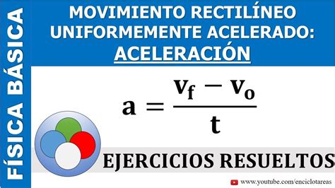 Ejercicio Resuelto De AceleraciÓn Parte 2 Youtube