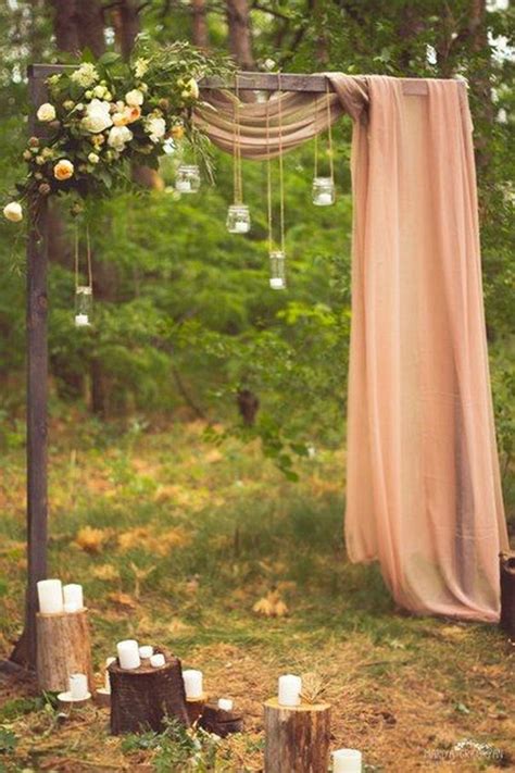 45 Amazing Wedding Ceremony Arches and Altars To Get Inspired - Deer