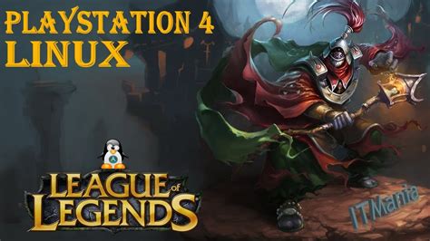 League Of Legends On Playstation 4 Linux Ps4 Youtube
