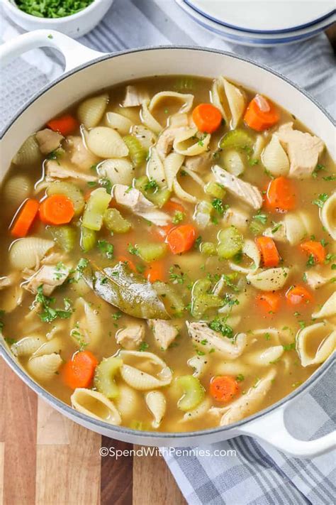 Turkey soup is a super quick and easy dinner. Use your leftover turkey