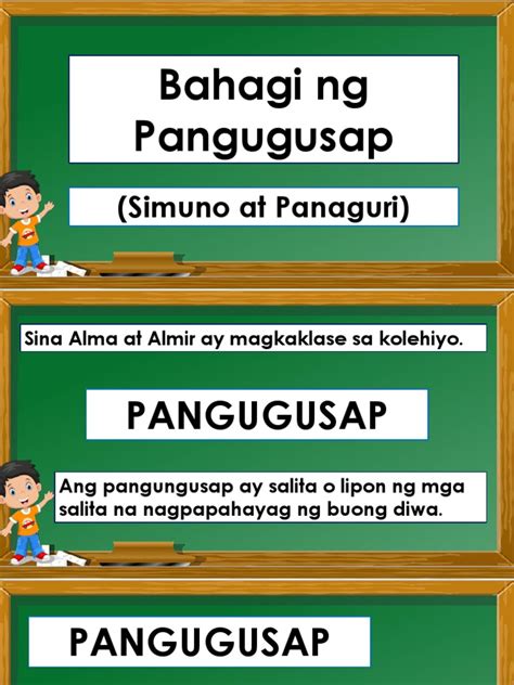 Bahagi Ng Pangungusap Pdf