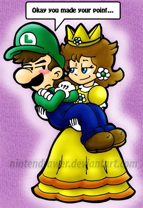 Ill Prove It By Luigi Daisy Club On Deviantart Luigi And Daisy Mario Funny Super Mario Art