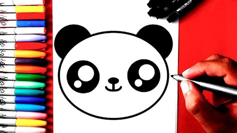 Como Desenhar Um Panda Kawaii Super Fácil Youtube