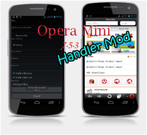 Block ads for faster browsing: Download Opera Mini 7.5 Handler Ui Mod For Android Apk - plusgrab