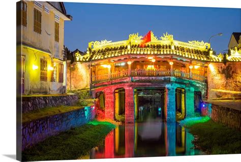 The Japanese Covered Bridge In Hoi An Ancient Town At