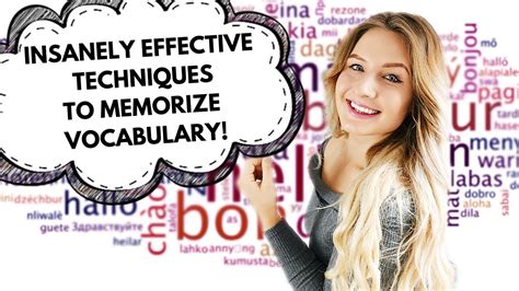 Insanely Effective Techniques For Memorizing Vocabulary Youtube