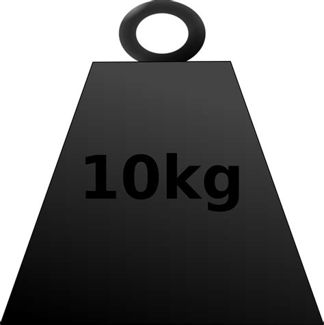Click the convert button at the top of the table to see the equivalent values displayed. Free vector graphic: Weight, Kilograms, 10, Mass - Free ...