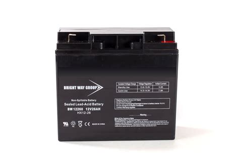 Bright Way Group Bw 12260 F2 12v 26ah Sla Battery — Battery Wholesale