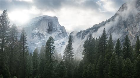 Nature Landscape Yosemite National Park Wallpapers Hd Desktop And