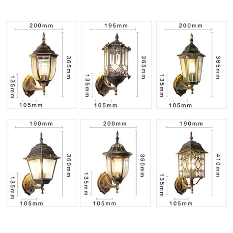Exterior Wall Sconce Outdoor Decorative Lighting Glass Wrought Iron