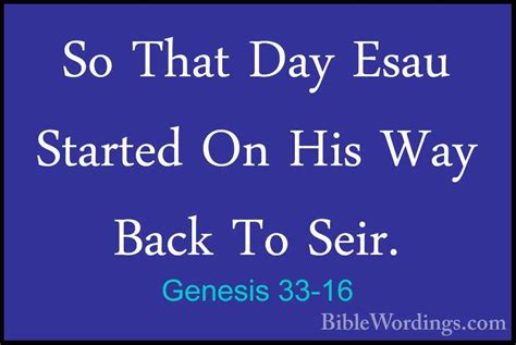 Genesis 33 Holy Bible English