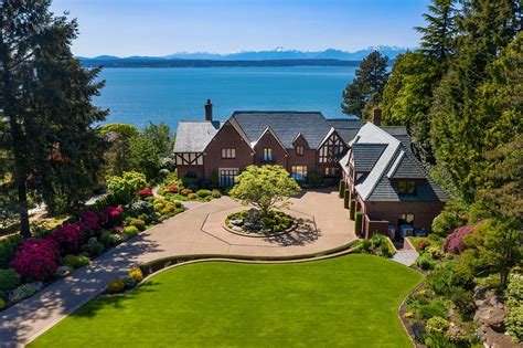 Seattle Cliffside Mansion Offers History Golf Panoramic Views
