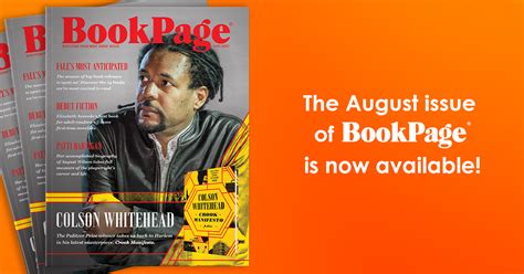 The August Issue Of Bookpage Digital Is Here